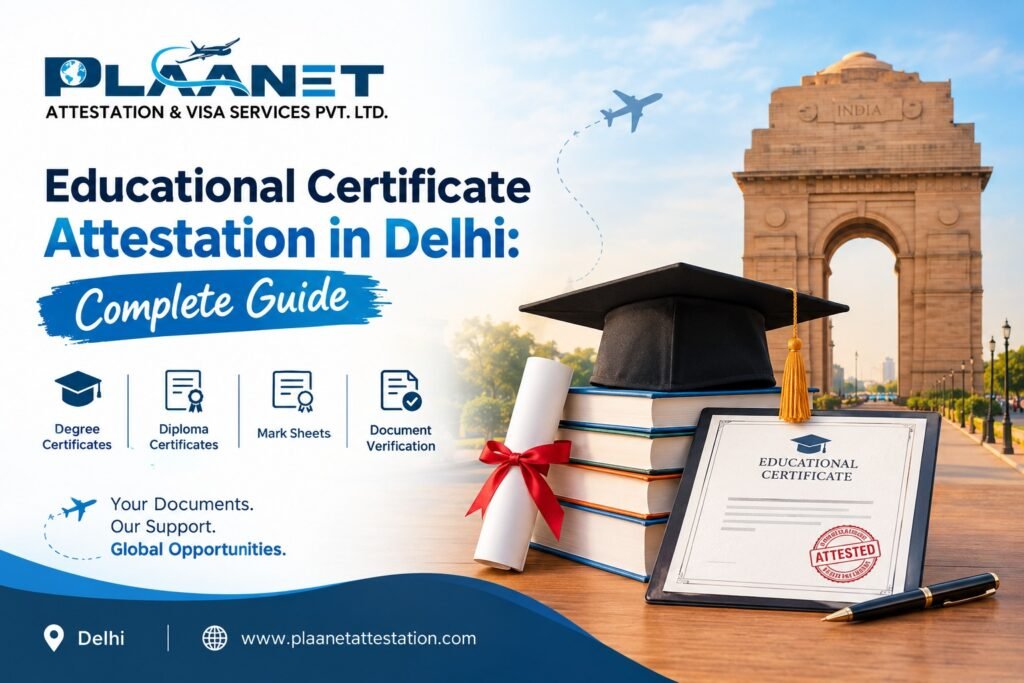 Educational Certificate Attestation in Delhi